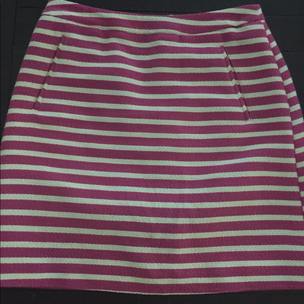 ⚡️Striped White & Pink💗 Halogen Skirt⚡️